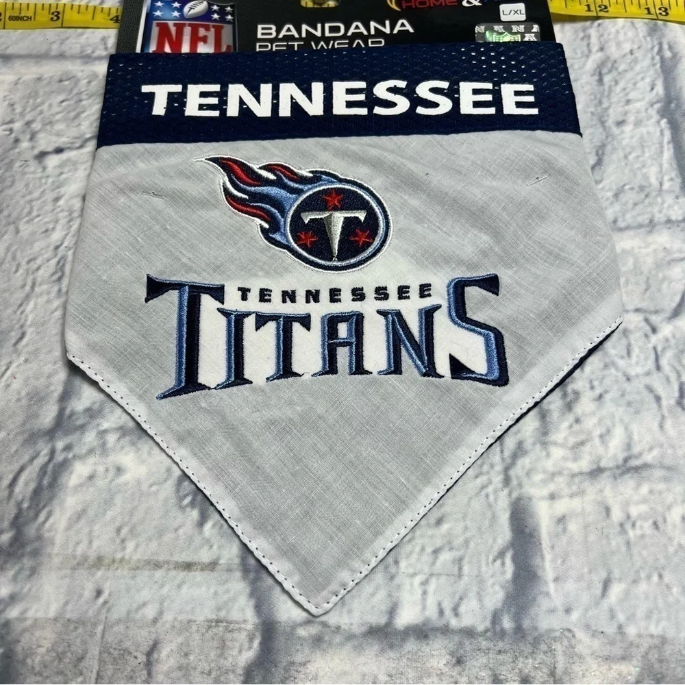 Tennessee Titans bandana for dogs Large to XL